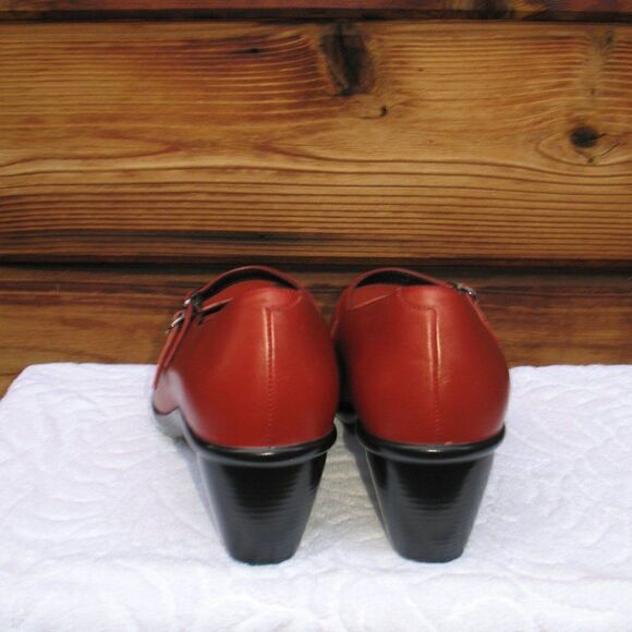 NWOB Dansko Red Orange Clogs 9.5 10 - Picture 4 of 7